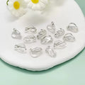 High Quality Hypoallergenic 925 Silver Plated Gold Ear Hook DIY Earring Making Special Ear Buckle with Hole Accessory