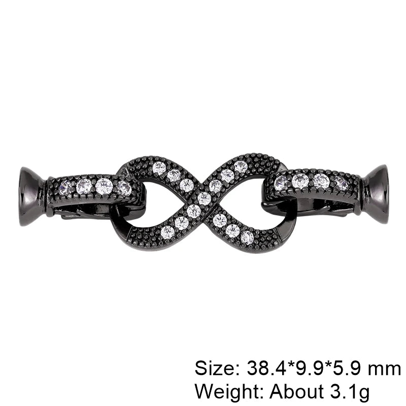 Juya Creative Copper Fasteners Connector Decoration Locks Clasps Accessories For DIY Needlework Beads Gems Pearls Jewlery Making
