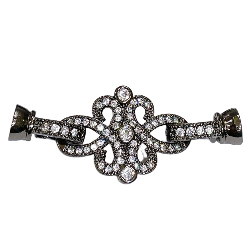 Juya Creative Copper Fasteners Connector Decoration Locks Clasps Accessories For DIY Needlework Beads Gems Pearls Jewlery Making